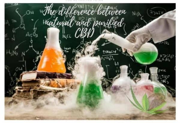 The difference between natural and purified CBD