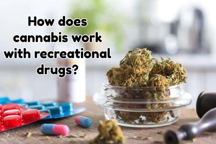 How does cannabis work with recreational drugs?