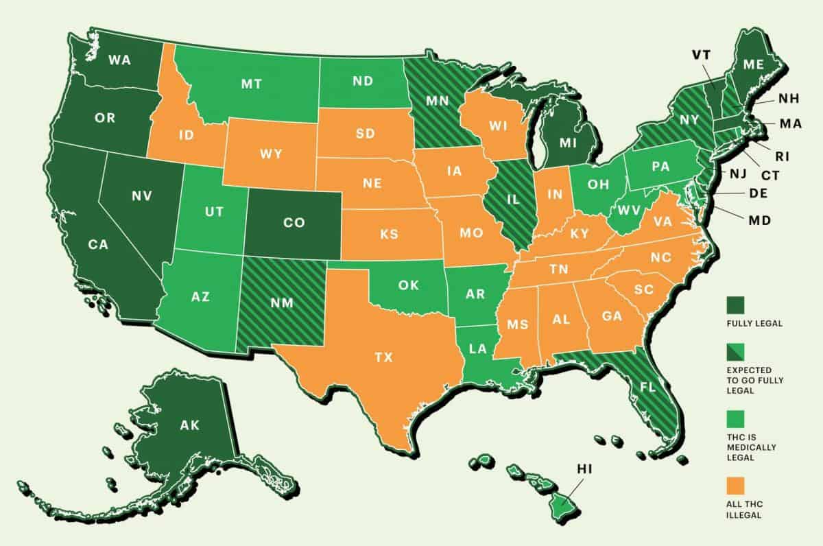 Cannabis Laws in the United States 2020 Best Seed Bank January 2024