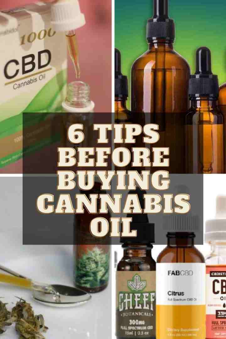 6 tips Before Buying Cannabis Oil